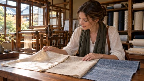 Comparatif des tissus : bien choisir pour votre kimono