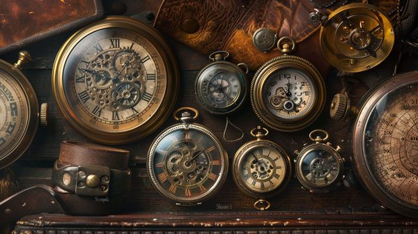 Montres à Gousset Steampunk : élégance rétro-futuriste